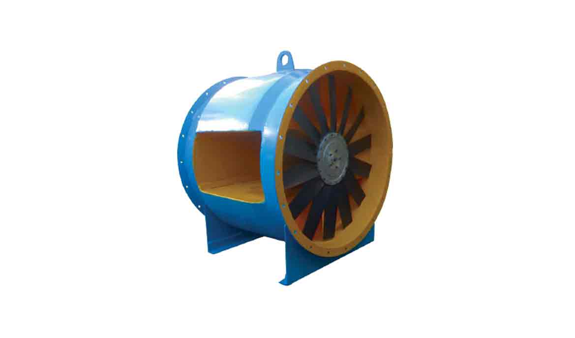 Bifurcated axial fan