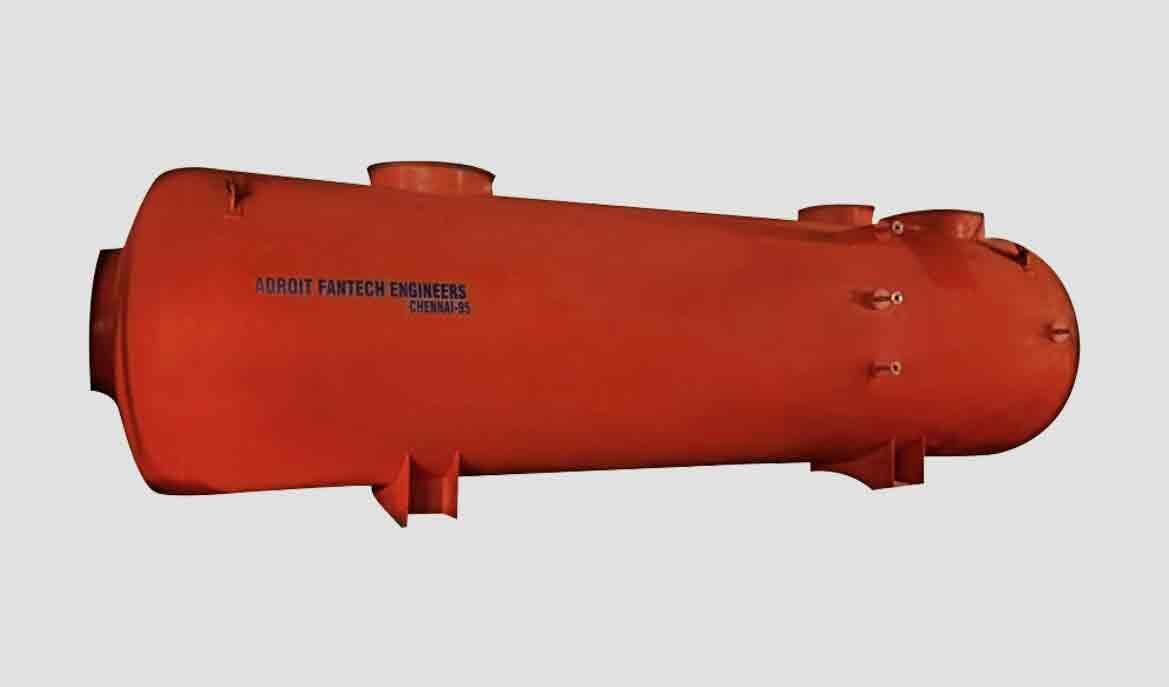 Demister knockdown vessel