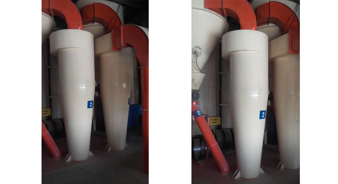Multiclone separator